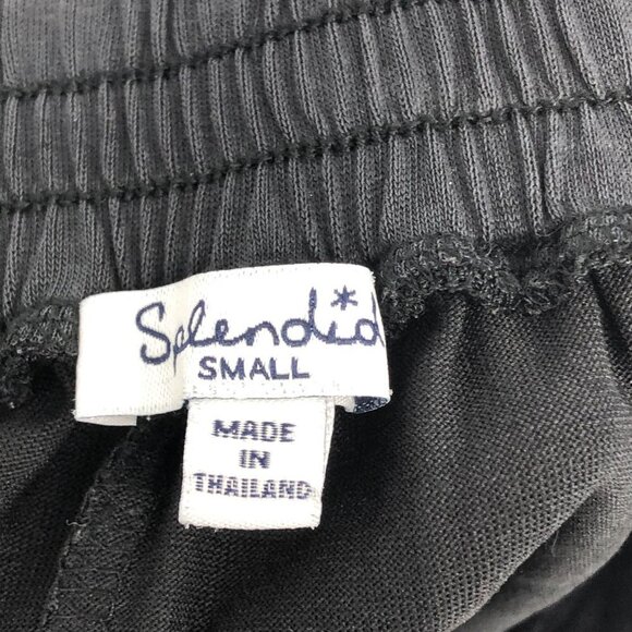 Splendid Black Micro Mini Skirt elastic waist attached shorts (skort) SP - Picture 5 of 16
